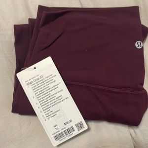 Lululemon align crop 21” size 10 bnwt